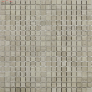 Мозаика Leedo Ceramica Pietrine Travertino Silver MAT К-0117 (15х15) 4 мм